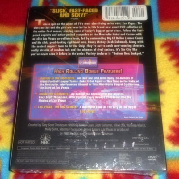 Las Vegas Uncut & Uncensored Season One (DVD) * BRAND NEW SEALED * - Picture 2 of 3